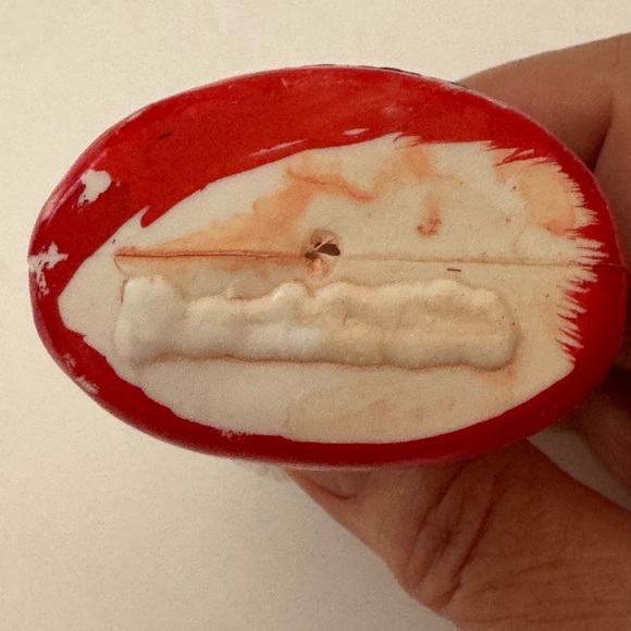 Vintage 60’s - 70’s Plastic Snowman & Mrs. Clause Ornaments - Picture 8 of 9